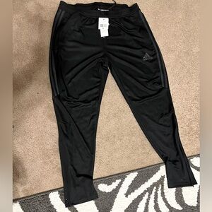Brand new black adidas sweat pants